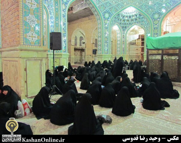 گزارشي از حضور زنان در سالگرد ارتحال آيت الله يثربي