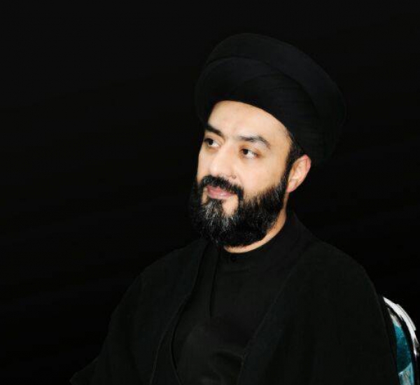 فرشته ای در کنار پیامبر صلی الله علیه وآله وسلم