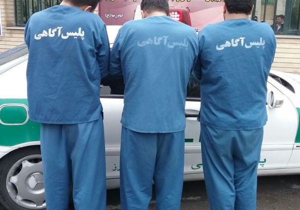 دستگیری سارقان حرفه ای داخل خودرو در کاشان