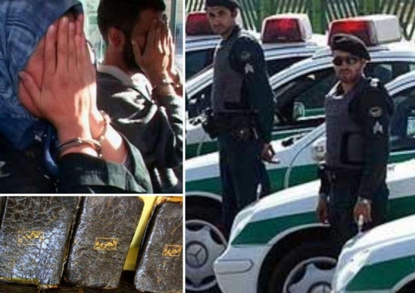 دستگیری زوج قاچاقچی مواد مخدر در کاشان