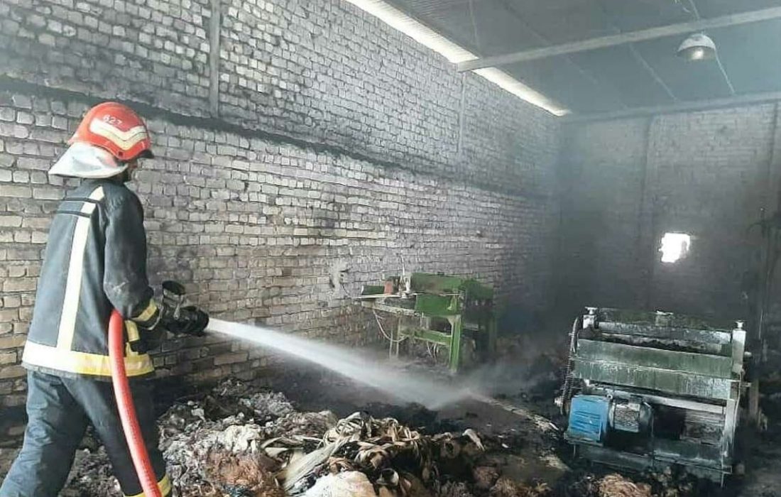 رشد نگران کننده آمار حریق شرکت ها و کارخانجات صنعتی کاشان