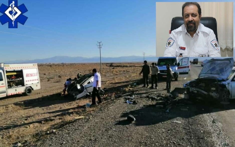 منطقه کاشان و وقوع ۳۵ تصادف در ساعات پایانی سال ۱۳۹۹