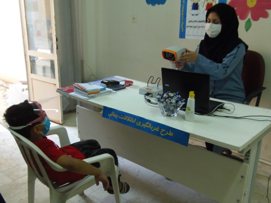 آغاز رسمی برنامه غربالگری و سنجش بینایی ویژه کودکان ۳ تا ۶ سال در کاشان