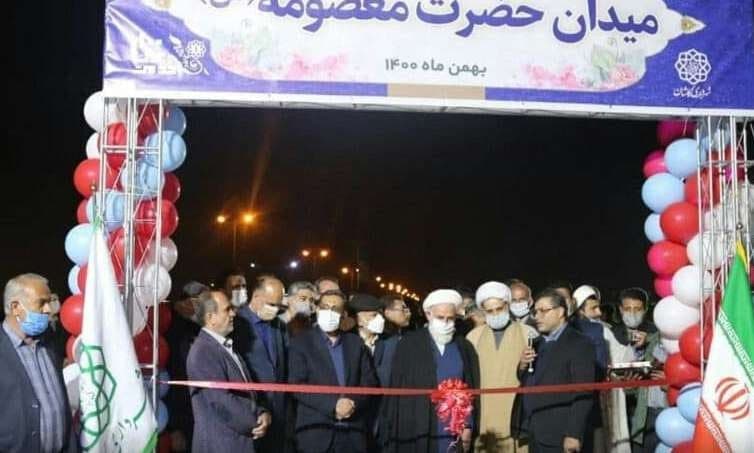 افتتاح سه پروژه شهری در کاشان/ رونمایی از دو بوستان و یک میدان جدید