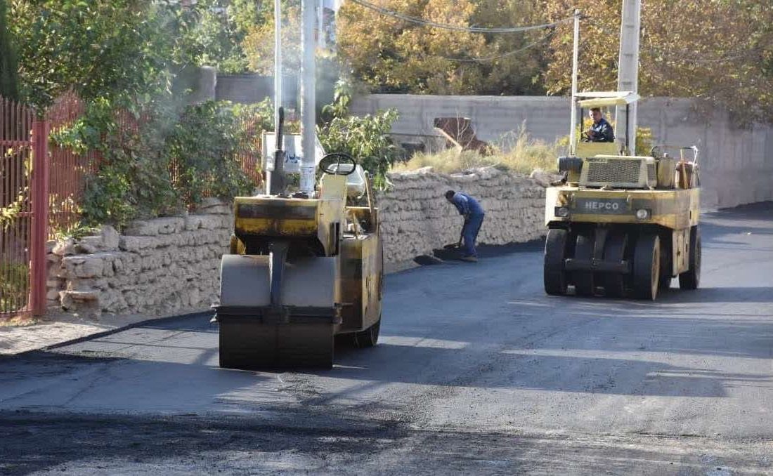 بهسازی و نوسازی آسفالت خیابان دولت آباد نیاسر