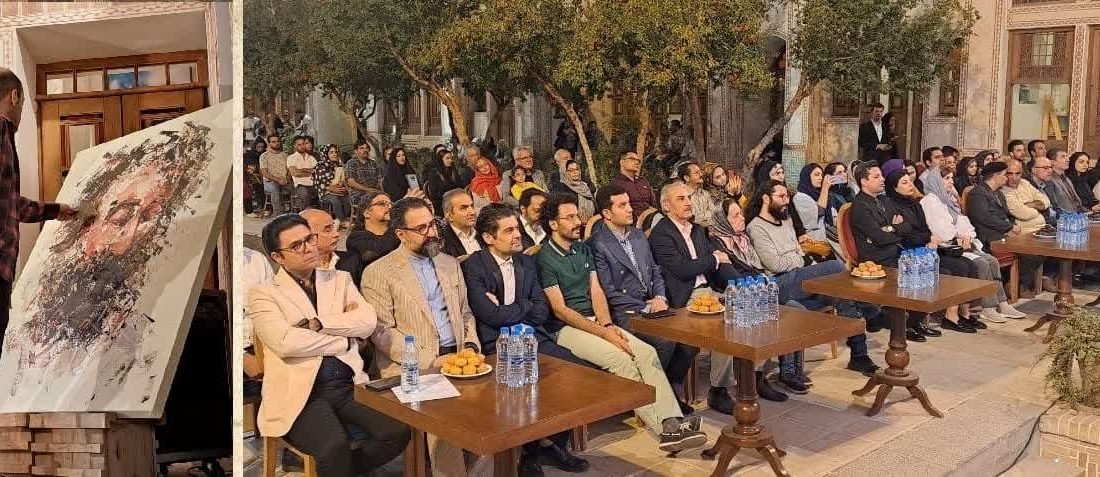 در سرای عامریهای کاشان انجام شد؛رونمایی یک اثر فاخر و اصیل نقاشی از سهراب