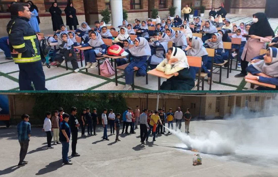 آموزش بیش از ۱۰ هزار نفر توسط آتش نشانان کاشانی در مهرماه جاری