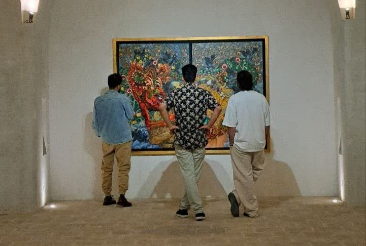 آغاز بهکار نمایش شماری از آثار فاخر علی اکبر صادقی در گالری هشت چشمه کاشان