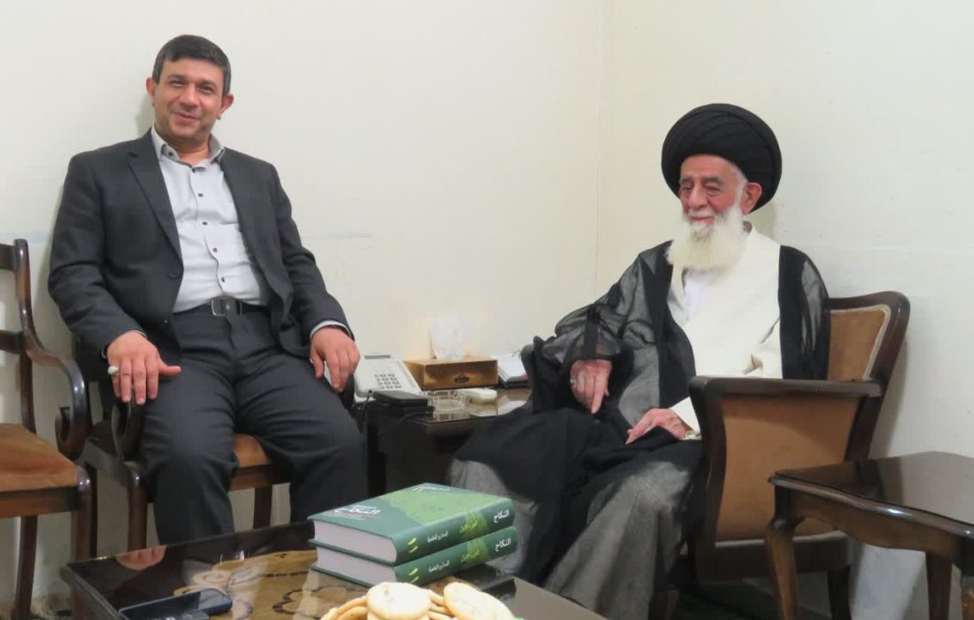 دیدار صمیمانه دبیرکل کمیسیون ملی یونسکو با حضرت آیت الله یثربی