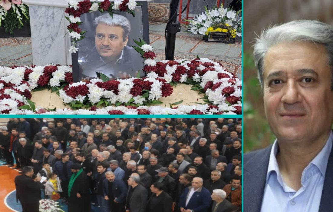 پیکر مرحوم مهدی مبینی در خانه ابدی آرام گرفت