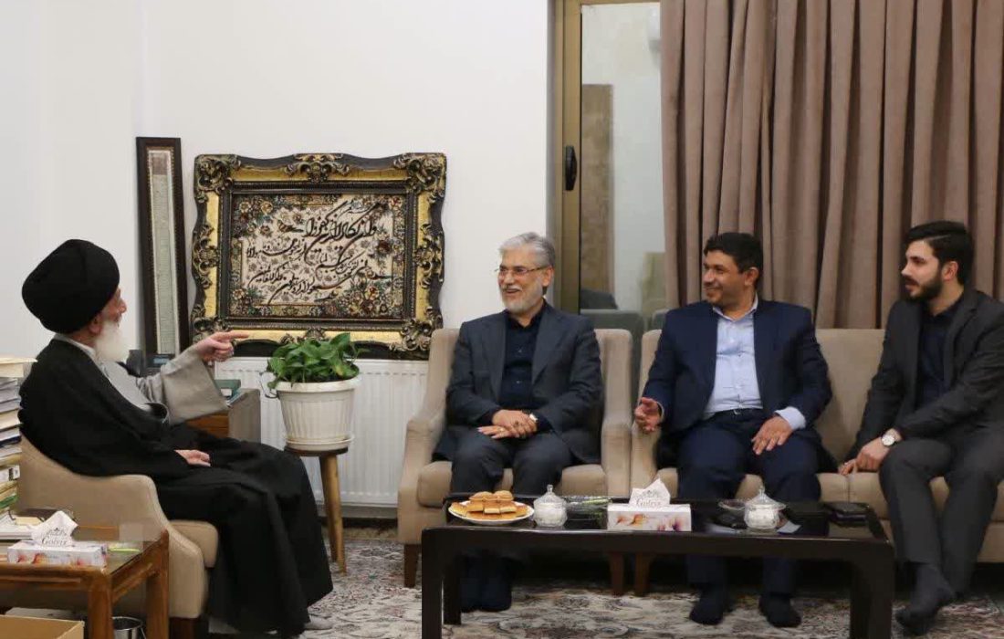 دیدار و گفت وگوی وزیر علوم تحقیقات و فناوری و دبیر کل کمیسیون ملی یونسکو، با حضرت آیت الله یثربی