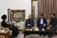 دیدار و گفت وگوی وزیر علوم تحقیقات و فناوری و دبیر کل کمیسیون ملی یونسکو، با حضرت آیت الله یثربی